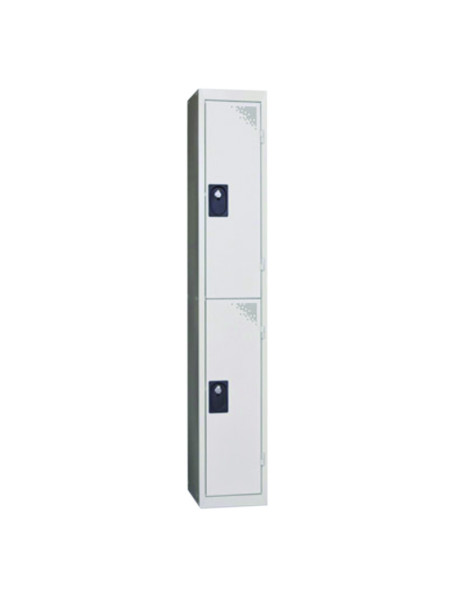 Monobloc Multicases Locker - 1 column 2 compartments