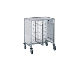 Special 6-level cafeteria cart - height 1030 mm on wheels