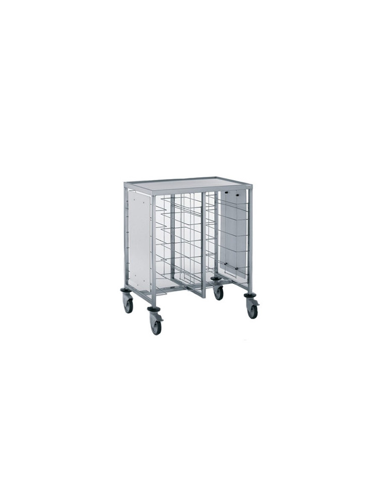 Special 6-level cafeteria cart - height 1030 mm on wheels