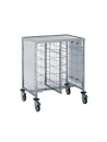 Special 6-level cafeteria cart - height 1030 mm on wheels