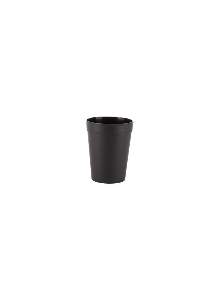 Black reusable tumbler 30 cl