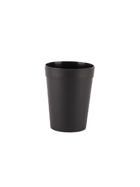 Black reusable tumbler 30 cl