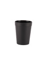 Black reusable tumbler 30 cl