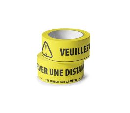 Rouleaux de scotch Conserver les distances - Lot de 2 ( -50% )