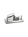 Stainless steel citrus fruit and tomato dish 42.5 x 20 x 18 cm