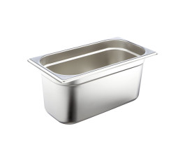 GN 1/3 stainless steel container - Depth 200 mm - 8.1 L