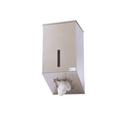 Universal stainless steel wall dispenser for PPE