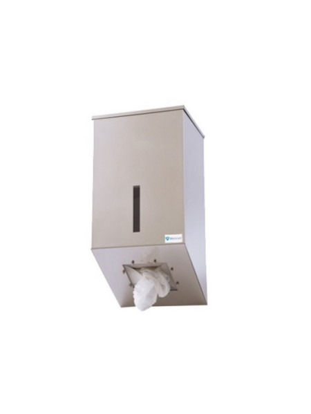 Universal stainless steel wall dispenser for PPE