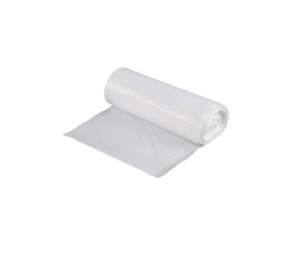 Pack of 100 130L 42-micron clear garbage can liners 800x1150mm