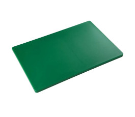 Green high-density chopping board without gutter 60 x 40 cm