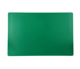 Green high-density chopping board without gutter 60 x 40 cm