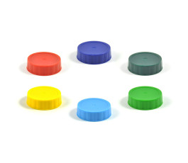 Jeu de couvercles FIFO à vis, assortiment de 6 couleurs