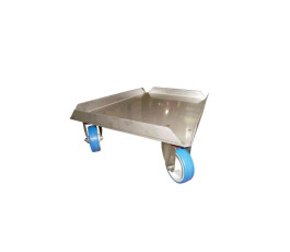 Eco stainless steel tray wheel 620 x 420 mm