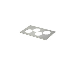 Support GN 1/3 4 compartiments pour bouteilles 473 ml ou 709 ml FIFO