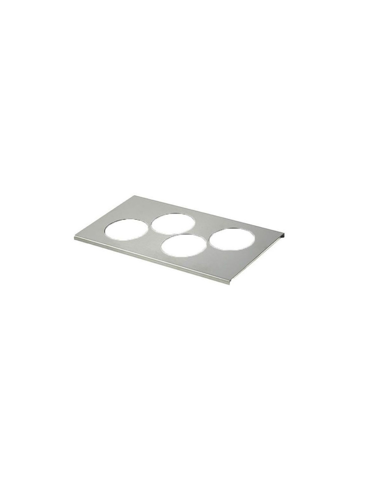 Support GN 1/3 4 compartiments pour bouteilles 473 ml ou 709 ml FIFO
