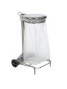 Rossignol Collecroule 110L Trash Can - Light gray