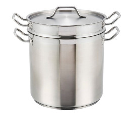 20L stainless steel casserole with drainer and lid