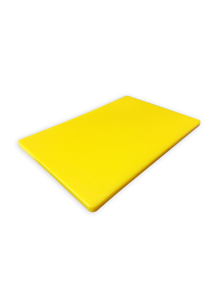 Planche à découper professionnelle jaune sans rigole 60x40 cm Pro.cooker | Vue principale