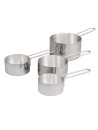 Set of 4 Vollrath stainless steel measuring cups