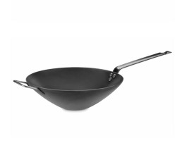 Steel gas wok 30cm diameter