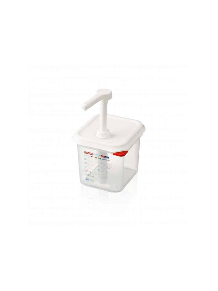  Sauce dispenser GN1/6 Transparent 30 ml 2.6L