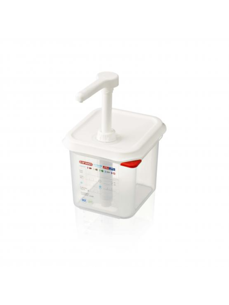  Sauce dispenser GN1/6 Transparent 30 ml 2.6L