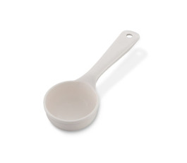 Measuring spoon - White - Short handle - 90ml - 3oz