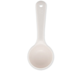 Measuring spoon - White - Short handle - 90ml - 3oz