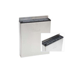 Knife racks with 35.56cm skirt and stainless steel back plate