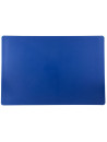 Blue cutting board without gutter 60 x 40 cm