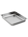 304 stainless steel container - GN 2/1 - Depth 65 mm - 18 L