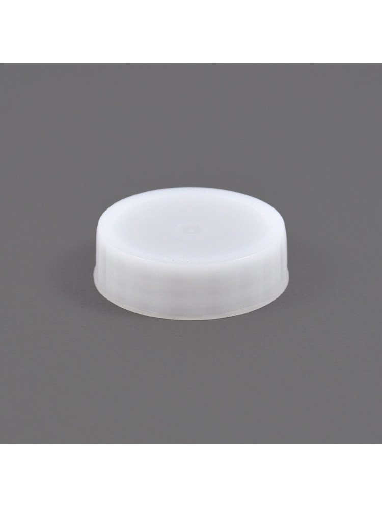 Screw Caps White - 1 set of 6 pieces