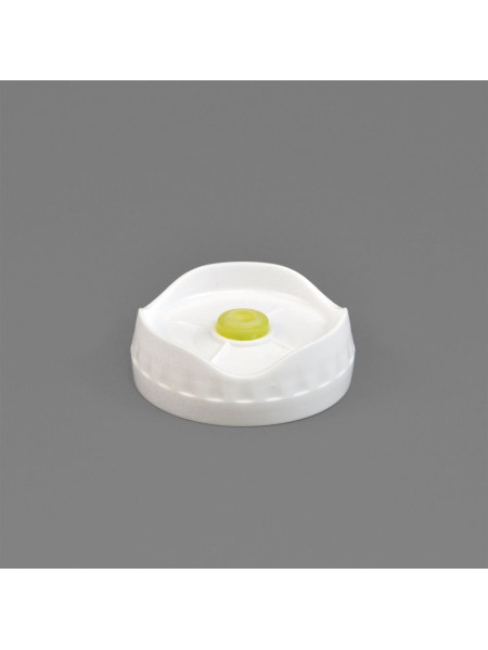 FIFO Portion Pal lid with yellow medium membrane 1 hole (pack of 6)