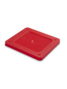 Couvercle de casserole alimentaire flexible rouge GN 1/6 Super Pan V®