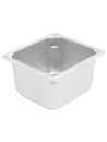 Bac GN 1/6 en inox - Super Pan 3 - 100 mm - 1,7 L pour un service fluide et rapide