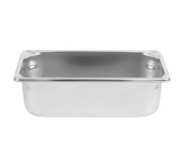 Bac GN 1/3 en inox - Super Pan 3 - 100 mm - 3,9 L pour un service fluide et rapide