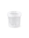 400ml plastic pot with white screw-on lid