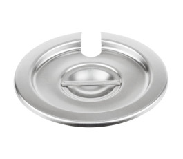 Stainless steel slotted cover for 3-quart inset