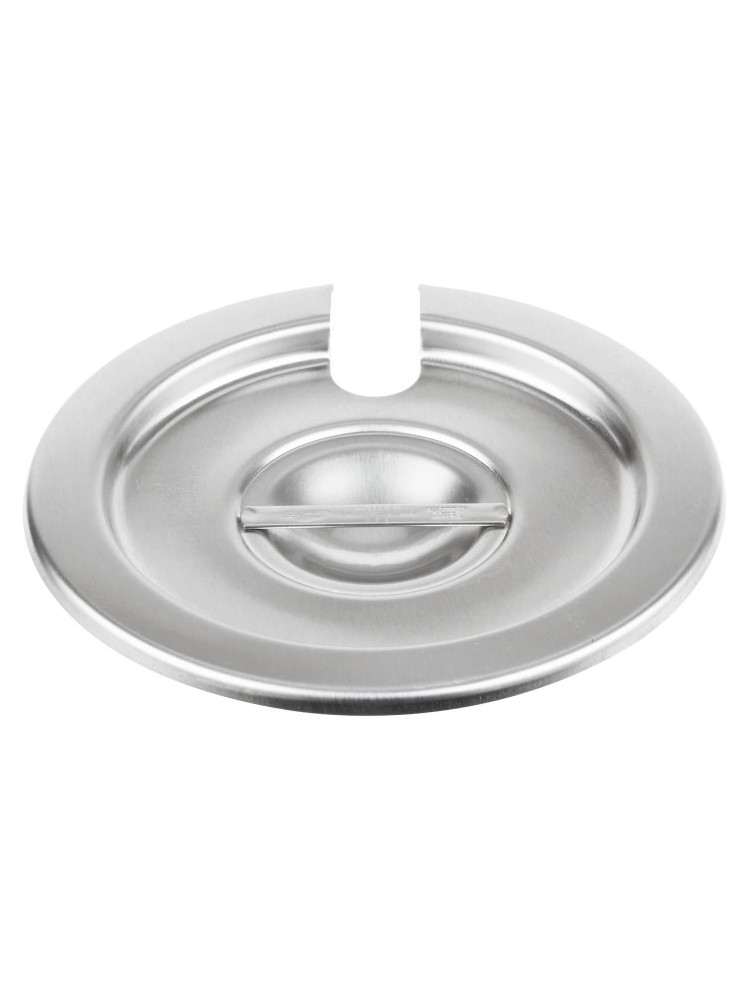 Stainless steel slotted cover for 3-quart inset