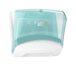 Wall dispenser for Sheet to Sheet wiping paper - Turquoise - Tork