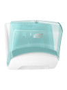 Wall dispenser for Sheet to Sheet wiping paper - Turquoise - Tork