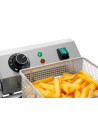 Bartscher double deep fryer with drain tap 2x9L