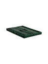 Caisse pliable 47 L Gilac vert empilable 60 x 40 cm