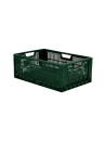 Caisse verte pliable Gilac empilable 60 x 40 cm 47 L