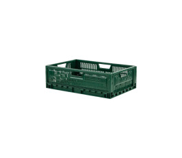 Foldable stackable container 600 x 400 x 190 mm - 36 L - green - Gilac