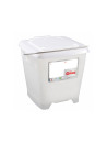 HACCP 12 L square bucket + watertight lid - Gilac - white