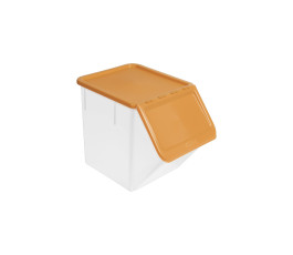 Beige lid for Gilac 40L and 80L ingredients bin