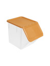 Beige lid for Gilac 40L and 80L ingredients bin