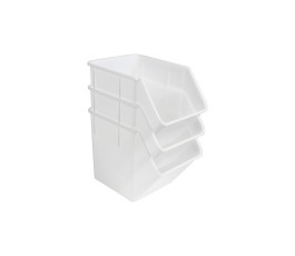 White ingredient bin 40L Gilac