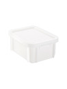 HACCP 12 L rectangular bin + lid - white